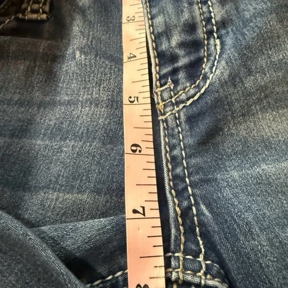 💙 HYDRAULIC Lola Curvy Low Rise Skinny Jeans 5/6 ✨ Embroidered Y2K Denim 💙 - Picture 9 of 13